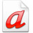 Mimetype font type 1 Icon